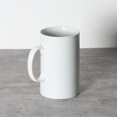 Smilatte 28 OZ Extra Large Ceramic Coffee Mug, M018 Classic Porcelain Boss Super Big Tea Cup with Handle for Office and Home, White