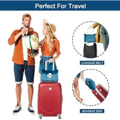 Bnuitland Travel Blanket and Pillow 2 in 1, Soft Flannel Airplane Blanket in Bag Compact-Long Flight Essential for Adults and Kids, Portable Luggage Sleeve and Backpack Clip, 65×40 inch Teal Blue