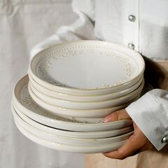 Artena Salad Plates Set of 4, 8.5in Appetizer & Dessert Plates-Multiple Patterns