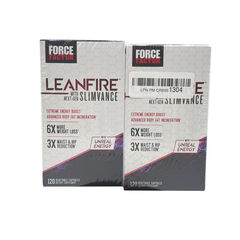 FORCE FACTOR LeanFire with Next-Gen SLIMVANCE - Advanced Energy Pills - 120 Capsules - 2 Pack