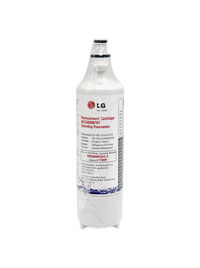 LG LT700P- 6 Month / 200 Gallon Capacity Replacement Refrigerator Water Filter (NSF42 and NSF53) ADQ36006101, ADQ36006113, ADQ75795103, or AGF80300702 , White , Single