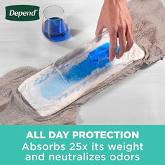 Depend Fresh Protection Adult Incontinence Underwear for Men, Disposable, Maximum, Large, Grey, 72 Count (2 Packs of 36), Packaging May Vary