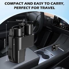 KATZEIST NACS to CCS1 Adapter for Tesla Supercharger | Fast Charge EVs 500A 1000V Max | Fits V3/V4 Stations