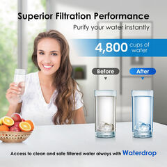 Waterdrop Refrigerator Water Filters for GE® RPWF, CFE28TSHSS, Pack of 3 
