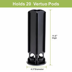 ZCDCP Nespresso Pod Holder for Vertuo Pod Holder, 20 Pods (NO BOX)