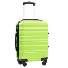 LONG VACATION 20 Inch Carry on Suitcase - ABS Hardshell Luggage - Apple Green