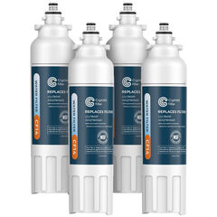 Crystala Filters LT800P Refrigerator Water Filter (Pack of 4)