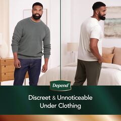 Depend Real Fit Incontinence Underwear for Men, Disposable, Maximum Absorbency, Small/Medium, Grey, 22 Count, Packaging May Vary