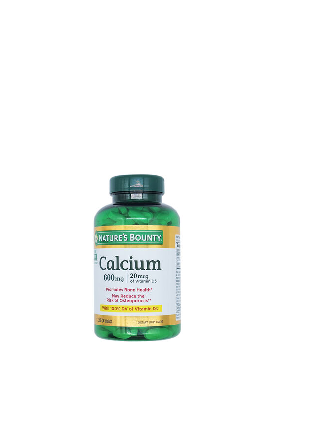 Nature's Bounty Calcium 600 + Vitamin D3 Tablets 600 Mg 250 Ct