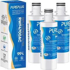 PUREPLUS 9980/ADQ747935 Replacement for LG LT1000P Kenmore 9980/ADQ747935, LT1000, LT1000PC, MDJ64844601, ADQ74793501, ADQ74793502, LMXS28626S, LMXS30796S, Refrigerator Water Filter, Model: RWF4700AC