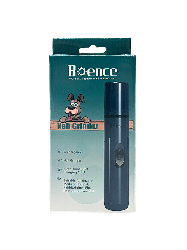 Dog Nail Grinder, Upgraded 2-Speed Electric Pet Nail Trimmer Clippers Painless, Quiet Rechargeable Grooming & Smoothing Claw Care for Small Medium Large Dog/Cat/Bird