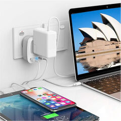 TESSAN Australia New Zealand Travel Power Adapter, Type I Plug Adapter with 2 USB & 1 American Grounded Outlet, Adaptor for US to Fiji Argentina China, 3 Pack