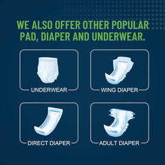 Unifree Disposable Underpads (XL 30x36 Inch) - Super Absorbent Blue (50Count)