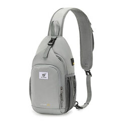 SKYSPER Sling Bag RFID Crossbody Sling Backpack Cross Body Shoulder Bag Travel Hiking Daypack for Women Men, Sage Green