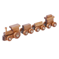 American Made Wooden Toy Train - Small - Several Color Options