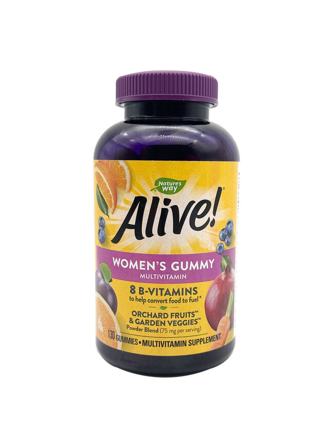 Nature's Way Alive! Women's Daily Gummy Multivitamin - 16 Vitamins & Minerals - Mixed Berry Flavored - 130 Gummies