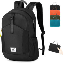 SKYSPER Ultralight Foldable Hiking Backpack 20L (RFID) Men/Women/Black