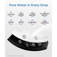 Waterdrop 5231JA2002A Refrigerator Water Filter, Replacement for LG®LT500P®, GEN11042FR-08, ADQ72910911, ADQ72910901, Kenmore 9890, 46-9890, LFX25974ST, LMX25964ST, 3 Pack, Package May Vary