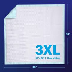 50 x PULP Premium Incontinence Bed Pads 36" x 36" | Extra Large Disposable Underpads | Heavy Duty & Ultra Absorbent Leak Proof Chucks Pads for Adults, Children, Babies & Pets | FSA & HSA Eligible