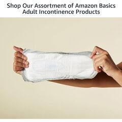 Amazon Basics Men's Incontinence Guards, Maximum Absorbency, 52 Count, (1 Pack of 52)