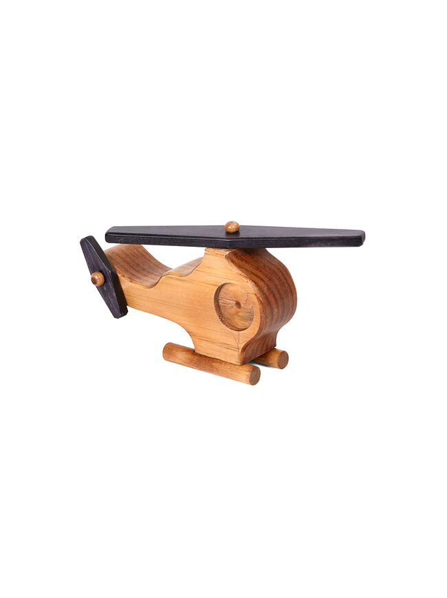 American Made Wooden Toy Helicopter - Small - Several Color Options