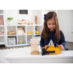 American Made Wooden Toy Bulldozer - Color options