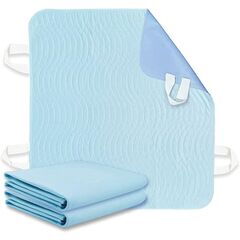 AGOOLIIU 2 Pack Bed Pads for Incontinence Positioning Bed Pad with Handles for Lift and Transfer Reusable Waterproof Bed Pads Washable Incontinence Bed Pads for Elderly Hospital Home Care 36” × 34”