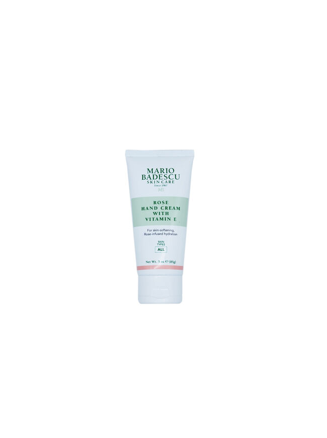 Mario Badescu Rose Hand Cream with Vitamin E for Men and Women 3 oz