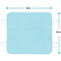 AGOOLIIU 2 Pack Bed Pads for Incontinence Positioning Bed Pad with Handles for Lift and Transfer Reusable Waterproof Bed Pads Washable Incontinence Bed Pads for Elderly Hospital Home Care 36” × 34”