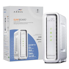 ARRIS (SB8200) - Cable Modem - Fast DOCSIS 3.1 32x8 Gigabit Cable Modem , Approved for Comcast Xfinity, Cox, Charter Spectrum, & more | 1 Gbps Max Internet Speed, 4 OFDM Channels