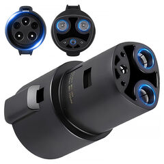 J1772 to Tesla Adapter [4 Safety Certifications] Includes Video Tutorial & Battery Care Guide-Tesla Charger Adapter Compatible with Tesla Model 3/Y/X/S
