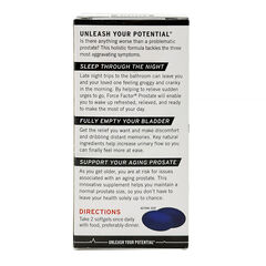 Force Factor Prostate, Saw Palmetto and Beta Sitosterol Supplement for Men, 60 Softgels