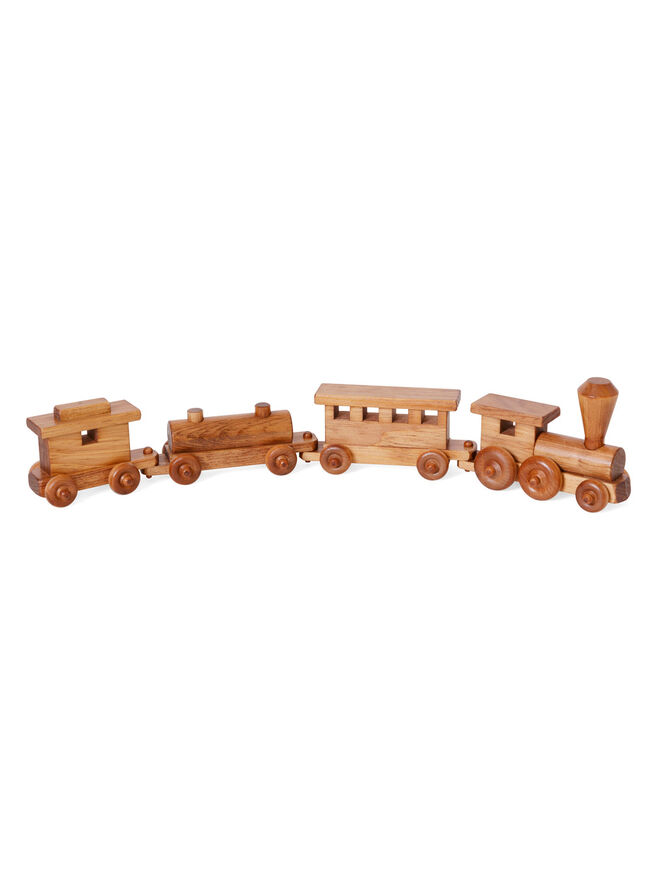 American Made Wooden Toy Train - Large - Several Color Options