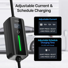 Unitek Level 1 & 2 Tesla Wall Charger - Portable EV Charger for All Tesla