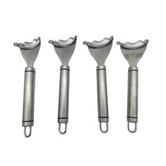 Magic Corn Cutter Peeler Stainless Steel Corn Cob Peeler - 4 pcs