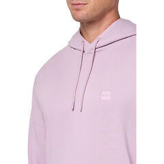 BOSS Men's Patch Logo French Terry Pullover Hooded Cotton Sweatshirt XX-Large 