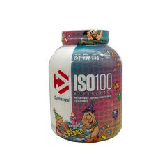 Dymatize ISO100 Hydrolyzed Whey Protein Powder - Birthday Cake Pebbles flavor -5 LB Exp 12/25