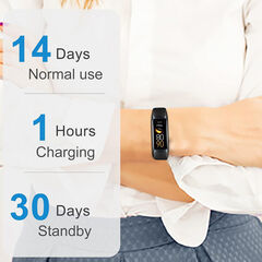 Fitness Tracker with 24/7 Heart Rate, Blood Oxygen Blood Pressure Sleep Monitor, Activity Trackers 5 ATM Waterproof,Step Calorie Counter Pedometer Health Smart Watch for Women Men