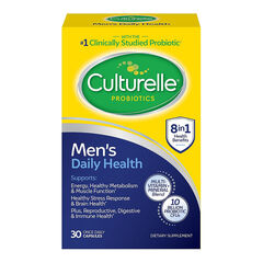 Culturelle Men's Daily Health Probiotics, Supports Digestive and Immune Health, 30 Count