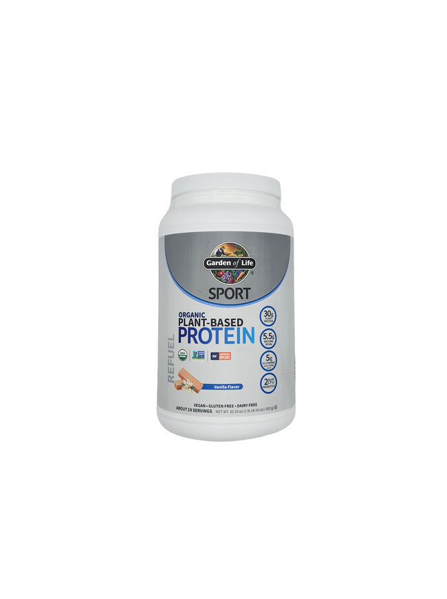 Garden of Life Sport Organic Plant-Based Protein Vanilla 28.4 Oz Powder