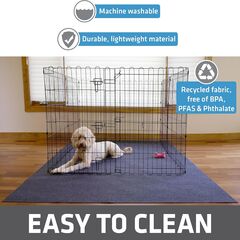 Drymate Dog Playpen Mat, Absorbent, Waterproof, Non-Slip, Machine Washable, Jumbo XXL Size (60x74), Reusable Puppy Pad for Training, Whelping, Housebreaking, Incontinence, and Crate/Kennel (USA Made)