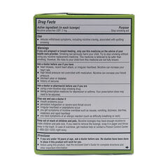 Amazon Basic Care Mini Nicotine Polacrilex Lozenge, 2 Mg (Nicotine), Mint Flavor, 135 Count