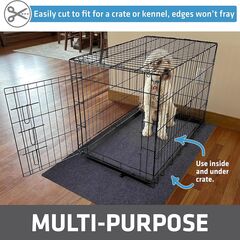 Drymate Dog Playpen Mat, Absorbent, Waterproof, Non-Slip, Machine Washable, Jumbo XXL Size (60x74), Reusable Puppy Pad for Training, Whelping, Housebreaking, Incontinence, and Crate/Kennel (USA Made)