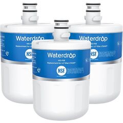 Waterdrop 5231JA2002A Refrigerator Water Filter, Replacement for LG®LT500P®, GEN11042FR-08, ADQ72910911, ADQ72910901, Kenmore 9890, 46-9890, LFX25974ST, LMX25964ST, 3 Pack, Package May Vary