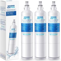 GOLDEN ICEPURE 5231JA2005A Replacement for LG LT600P, 469990, RFC1000A, WF300, FML-2 Refrigerator Water Filter 5231JA2006B, LFX25961SB, LSC27931ST, LFX25971ST, LRSC26925TT, LSC27990TT (3 PACK)