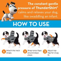 ThunderShirt for Dogs, X Small, Fuchsia Sport - Dog Anxiety Relief Calming Vest