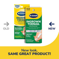 Dr. Scholl's Ingrown Toenail Pain Reliever, Medicated Gel Softens Nails, 0.3 oz
