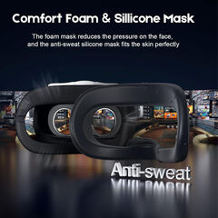 BinBok VR Fan for Oculus Quest 2, Fitness Facial Interface Foam with Silicone Face Pad, Anti-fogging Cooling Air Circulation, Compatible with VR Accessories
