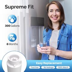 ICEPURE RWF5800A Refrigerator Water Filter Compatible with Frigidaire EPTWFU01, EWF02, Pure Source Ultra II, 3PACK