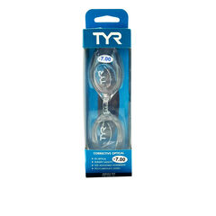 TYR Active Corrective Optical Swim Goggles, Clear, Adult -7.00 Diopter